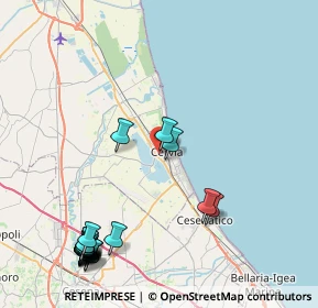 Mappa Via A. Pacinotti, 48015 Cervia RA, Italia (11.1715)