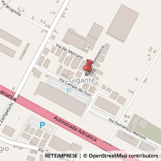 Mappa Via del Commercio, 3, 47122 Forlì, Forlì-Cesena (Emilia Romagna)