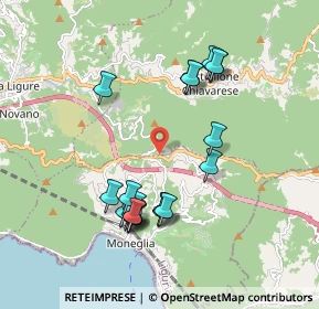 Mappa Via Antica Romana, 16030 Moneglia GE, Italia (1.895)
