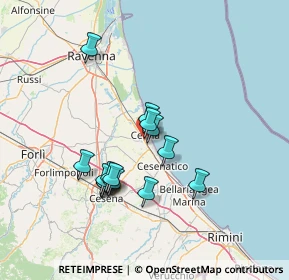 Mappa Via Viverone, 48015 Cervia RA, Italia (12.48)