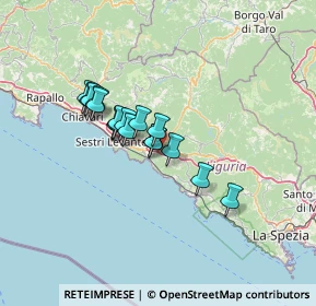 Mappa SP55, 16030 Moneglia GE, Italia (9.82294)