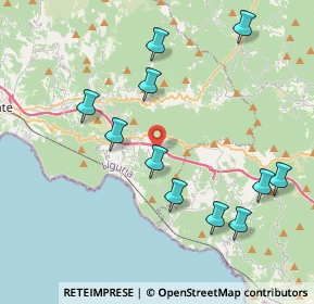 Mappa SP55, 16030 Moneglia GE, Italia (4.35455)