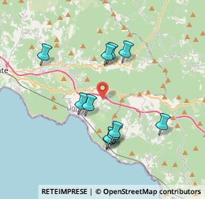 Mappa SP55, 16030 Moneglia GE, Italia (3.45636)