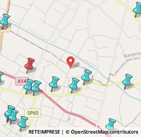 Mappa Via Pasna, 47122 Ravenna RA, Italia (3.7345)