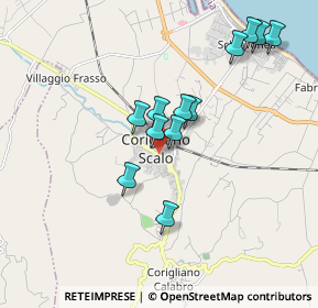 Mappa Area urbana, 87064 Rossano CS, Italia (1.80917)