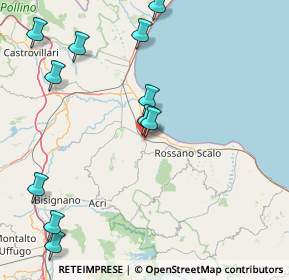 Mappa Area urbana, 87064 Rossano CS, Italia (21.71)