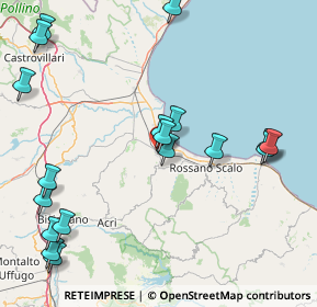 Mappa Area urbana, 87064 Rossano CS, Italia (22.27444)