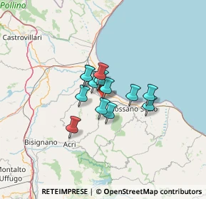 Mappa Area urbana, 87064 Rossano CS, Italia (8.27154)