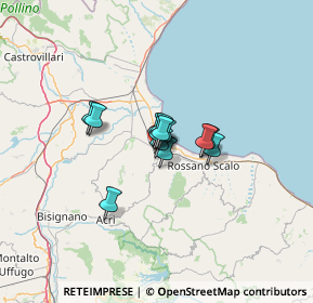 Mappa Area urbana, 87064 Rossano CS, Italia (6.86846)