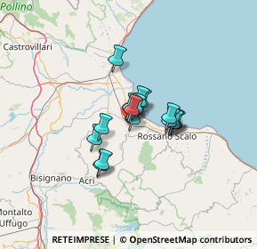 Mappa Area urbana, 87064 Rossano CS, Italia (8.38688)