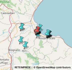 Mappa Area urbana, 87064 Rossano CS, Italia (7.5355)