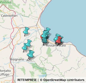 Mappa Area urbana, 87064 Rossano CS, Italia (9.23111)