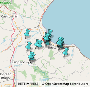 Mappa Area urbana, 87064 Rossano CS, Italia (9.2295)