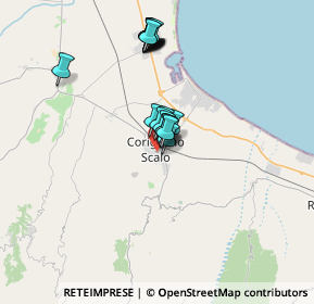 Mappa Area urbana, 87064 Rossano CS, Italia (3.12947)