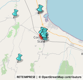 Mappa Area urbana, 87064 Rossano CS, Italia (2.45417)