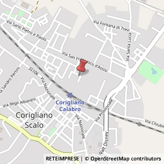 Mappa Via San Cosma E Damiano, 19, 87064 Corigliano Calabro, Cosenza (Calabria)