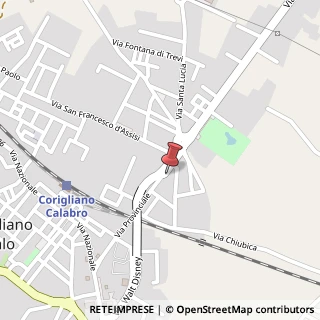 Mappa Via Provinciale, 82, 87064 Corigliano Calabro, Cosenza (Calabria)