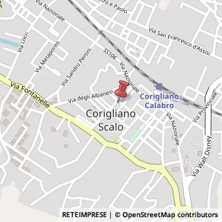 Mappa Via Dante Alighieri, 28, 87064 Corigliano Calabro, Cosenza (Calabria)