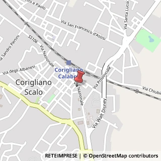 Mappa Via Nazionale, 123, 87064 Corigliano Calabro, Cosenza (Calabria)