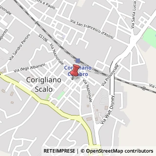 Mappa Via carducci giosue', 87067 Corigliano Calabro, Cosenza (Calabria)