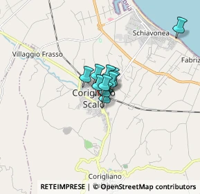 Mappa Via Romagna, 87064 Corigliano Calabro CS, Italia (0.75182)