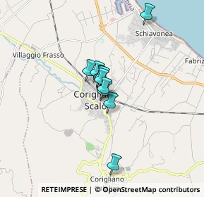 Mappa Via Romagna, 87064 Corigliano Calabro CS, Italia (1.01273)