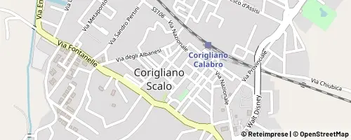 Mappa Corigliano Calabro