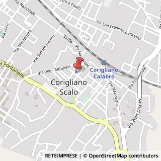 Mappa Via Dante Alighieri, 9, 87064 Corigliano Calabro, Cosenza (Calabria)