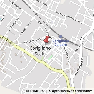 Mappa Via Dante Alighieri, 32, 87064 Corigliano Calabro, Cosenza (Calabria)