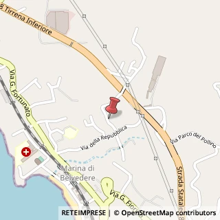 Mappa Via Flavio Cassiodoro, 14, 87021 Belvedere Marittimo, Cosenza (Calabria)