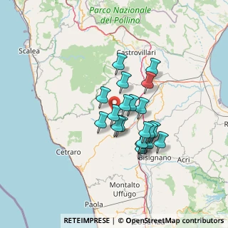 Mappa C.da Pauciuri, 87010 Malvito CS, Italia (11.2905)