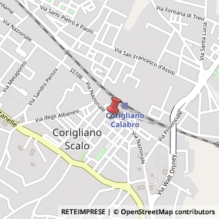 Mappa Via Nazionale, 175, 87064 Corigliano Calabro, Cosenza (Calabria)