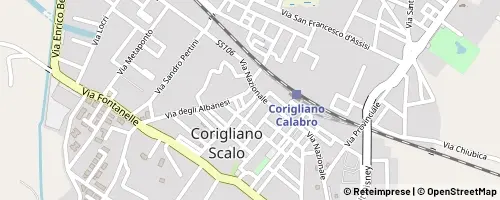 Mappa Corigliano Calabro