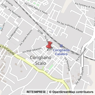 Mappa Via Nazionale, 4, 87064 Corigliano Calabro, Cosenza (Calabria)