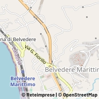 지도 Belvedere Marittimo