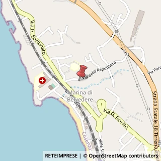 Mappa Via della Repubblica, 30D, 87021 Belvedere Marittimo, Cosenza (Calabria)