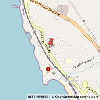 Mappa Via Giustino Fortunato, 116, 87021 Belvedere Marittimo, Cosenza (Calabria)