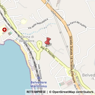 Mappa Via Giuseppe Fiorillo, 35, 87021 Belvedere Marittimo, Cosenza (Calabria)