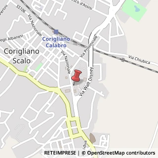 Mappa Via Nazionale, 44, 87064 Corigliano Calabro, Cosenza (Calabria)