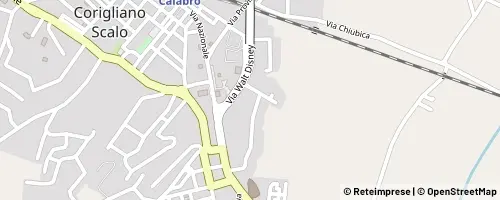 Mappa Corigliano Calabro