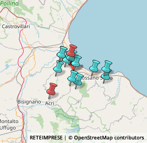 Mappa Via dei Pugliesi, 87064 Corigliano Calabro CS, Italia (8.29462)