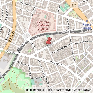 Mappa Via Marco Tabarrini, 1, 00179 Roma, Roma (Lazio)