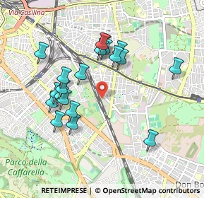Mappa Via Degli Angeli, 00181 Roma RM, Italia (0.942)