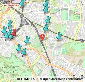 Mappa Via Degli Angeli, 00181 Roma RM, Italia (1.34667)