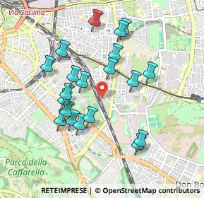 Mappa Via Degli Angeli, 00181 Roma RM, Italia (0.9355)
