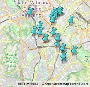 Mappa Via Bernardino Passeri, 00153 Roma RM, Italia (1.8855)