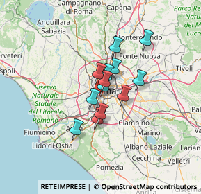 Mappa Via Bernardino Passeri, 00153 Roma RM, Italia (8.63154)