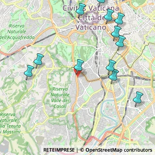 Mappa Via Giovanni Torrecremata, 00151 Roma RM, Italia (2.84583)