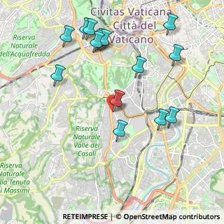 Mappa Via Giovanni Torrecremata, 00100 Roma RM, Italia (2.42533)