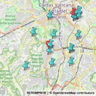 Mappa Via Giovanni Torrecremata, 00151 Roma RM, Italia (2.56471)